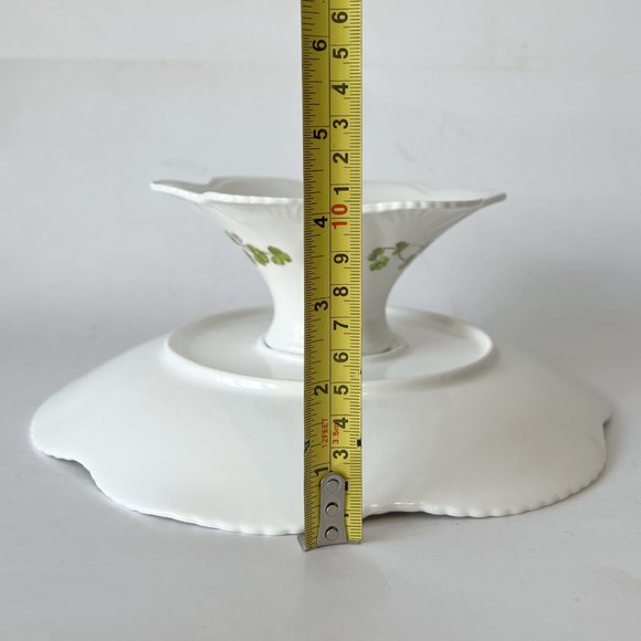 Y2K Shamrock/Clover Design Scalloped Cake Stand By Julia Minasian - Picture 13 of 15